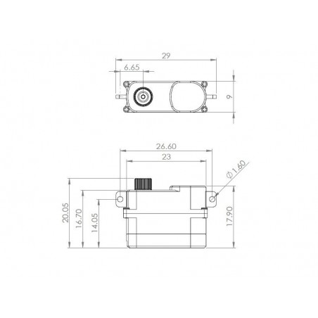 Servos - Servo Alu Digital Metall DS75K-R MKS - FLASH RC
