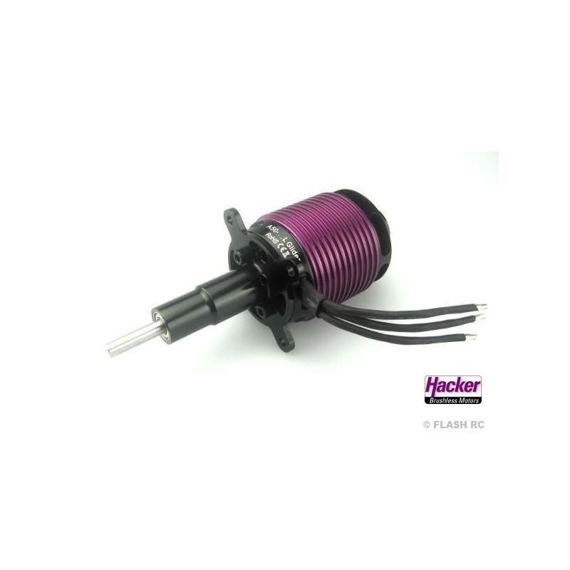 Outrunner - Moteur Brushless Hacker A50-10L kV530 Turnado V3 Glider - FLASH RC