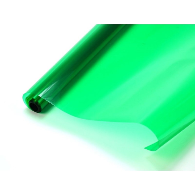 Rouleau 2m entoilage FLASH RC vert transparent (largeur 64cm) - FLASH RC