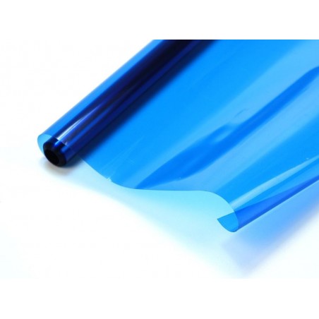 Rouleau 2m entoilage FLASH RC bleu transparent (largeur 64cm) - FLASH RC