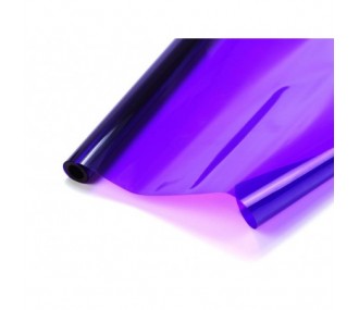 Rouleau 2m entoilage FLASH RC violet foncé transparent (largeur 64cm) - FLASH RC