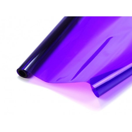 Heat-shrinkable interlining - 2m roll of dark purple transparent interlining (width 64cm) - FLASH RC