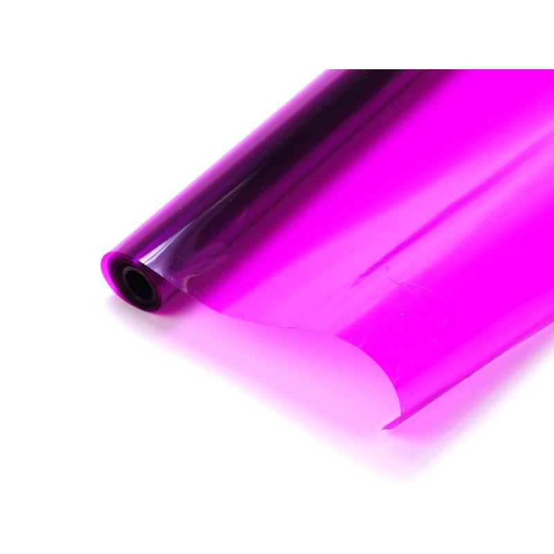 Entretela termorretráctil - Rollo de 2m de entretela transparente violeta claro (ancho 64cm) - FLASH RC