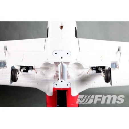 Warbirds RC - FMS T-28 (V4) aereo rosso PNP ca.1.40m - FLASH RC