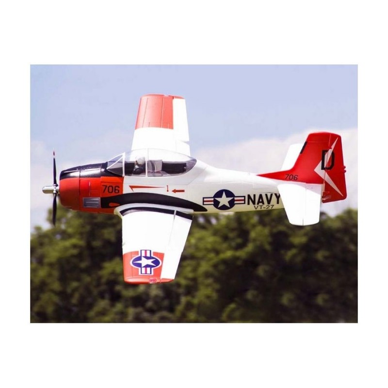 Warbirds RC - FMS T-28 (V4) Red PNP Aircraft approx.1.40m - FLASH RC
