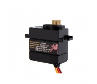 Servos - EMAX ES3452 MG digital servo (15.5g, 2.6kg/cm, 0.16s/60°) - FLASH RC 2