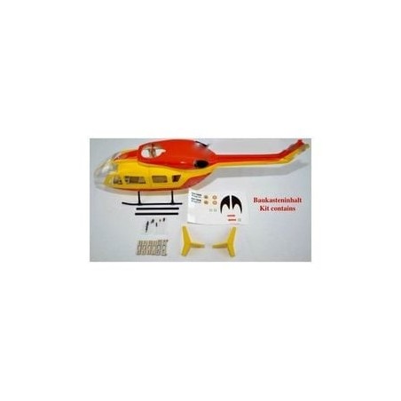 Fusoliere, accessori Elicottero - EC-145 Sécurité civile classe 450 - FLASH RC