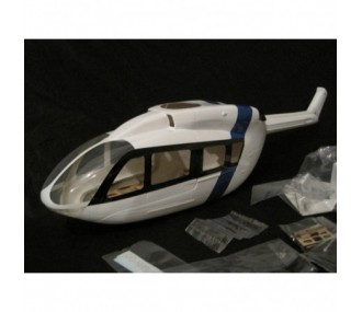 Fuselages, accessories Helicopter - EC-145 White/blue class 450 - FLASH RC