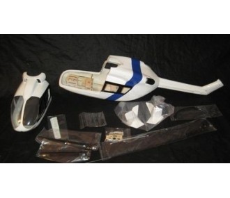 Fusoliere, accessori Elicottero - EC-145 bianco/blu classe 450 - FLASH RC 2