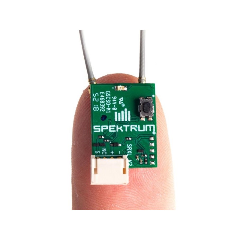 SRXL2/DSMX 2.4Ghz SPEKTRUM - Receptor Spektrum SRXL2/DSMX Serial Micro con telemetría - FLASH RC