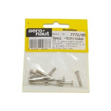 Kegel für Faltpropeller - Ersatzschrauben M3x20 für Blatthalter AERONAUT - FLASH RC