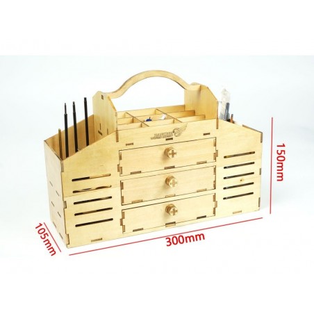 Workshop tools - PTC toolbox to be mounted 30x15x10,5cm - FLASH RC