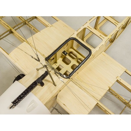 Kit bois à construire Fokker E.III env.1.52m - FLASH RC