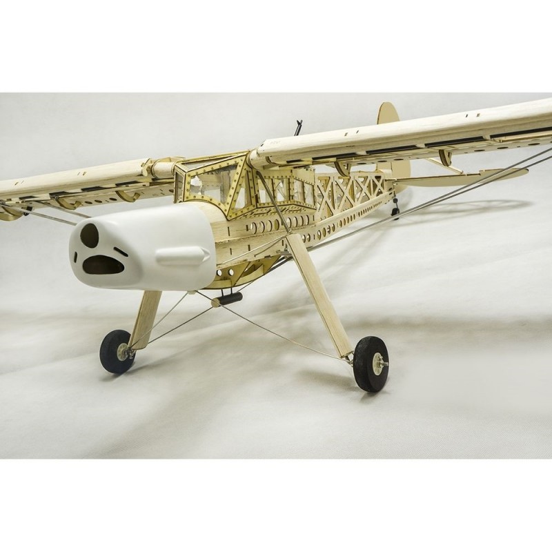 Modelo de Avión RC - Kit de madera para construir Fieseler Fi-156 aprox.1.60m - FLASH RC