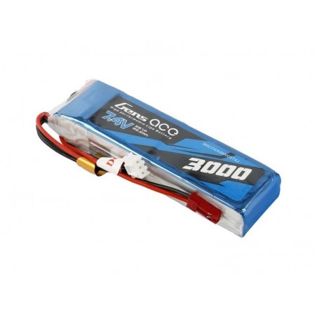 Senderbatterien - Batterie Tx Gensace lipo 2S 7.4V 3000mAh für Frsky Taranis X9D 2019 plus / SE 2019 - FLASH RC
