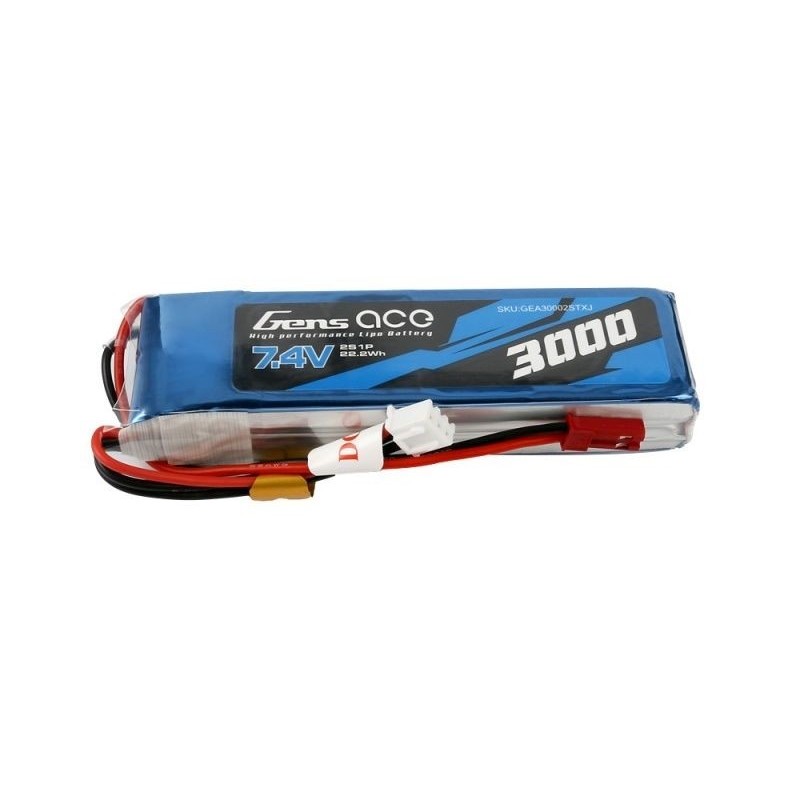 Baterías Transmisor - Tx Gensace lipo 2S 7.4V 3000mAh batería para Frsky Taranis X9D 2019 plus / SE 2019 - FLASH RC