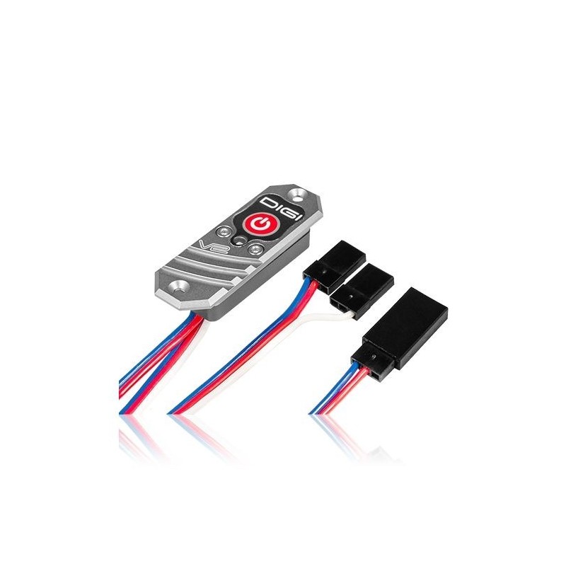 Bec linéaire - Simple alimentation régulée DigiSwitch V2, 6.0/7.6V - prises JR/JR PowerBox - FLASH RC