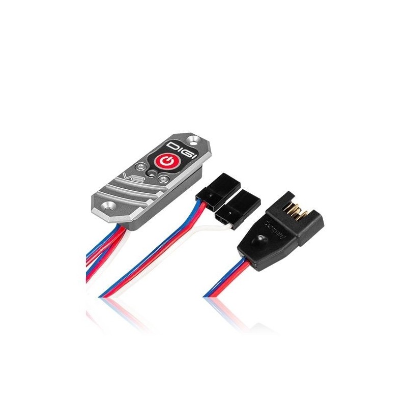 Bec linéaire - Simple alimentation régulée DigiSwitch V2, 6.0/7.6V - prises MPX/JR PowerBox - FLASH RC