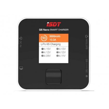 Caricabatterie - ISDT Q6 NANO 1-6S/8A/200W 10-30V DC caricatore - FLASH RC