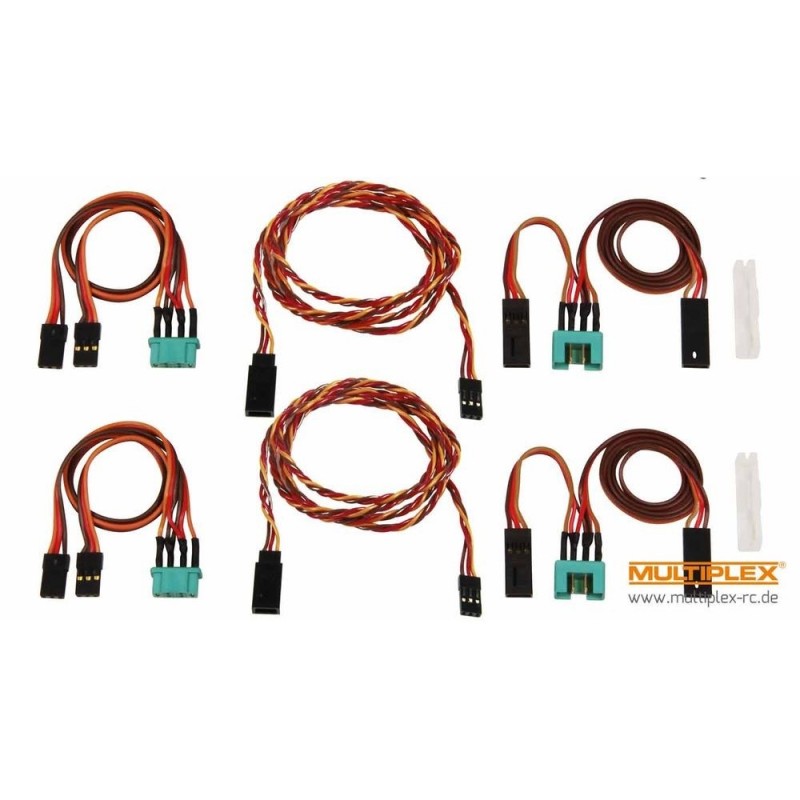 Pièces électroniques et accessoires électroniques - Faisceau de cordons LENTUS Multiplex (complet) - FLASH RC