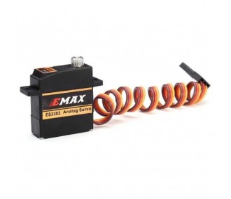 Servos - EMAX ES3302 MG servo de ala (12.5g, 2.8kg/cm, 0.12s/60°) - FLASH RC