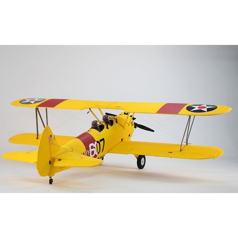 Modelo de avión RC - Dynam PT-17 Yellow PNP Aircraft approx. 1.30m - FLASH RC