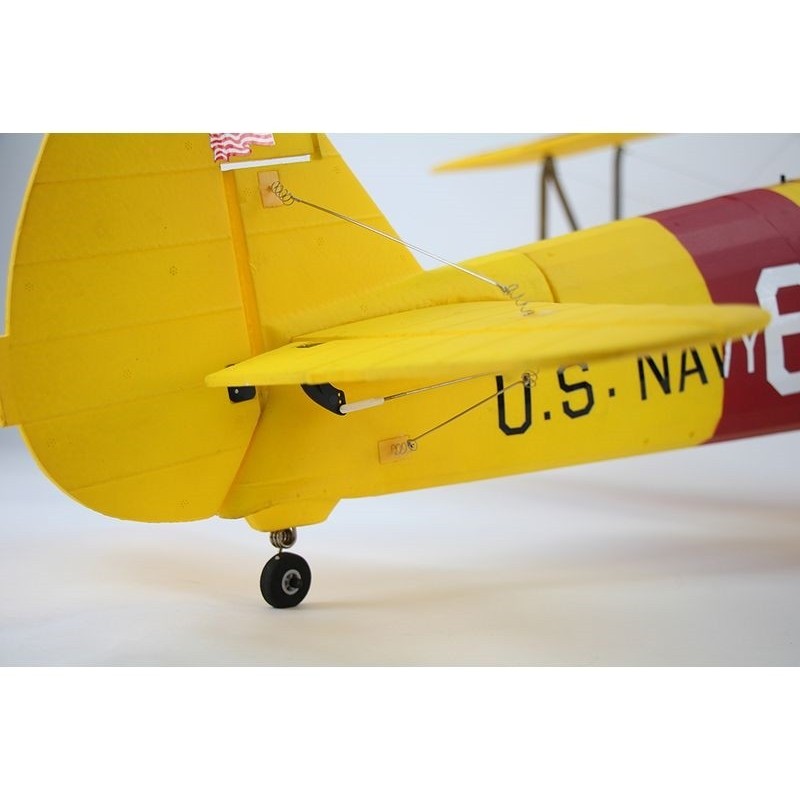 Avion Dynam PT-17 Jaune PNP env. 1.30m - FLASH RC - Le leader des avions modèlisme RC