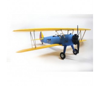 RC Model Aircraft - Dynam PT-17 Blue PNP Aircraft approx. 1.30m - FLASH RC