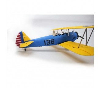 RC Model Aircraft - Dynam PT-17 Blue PNP Aircraft approx. 1.30m - FLASH RC 2