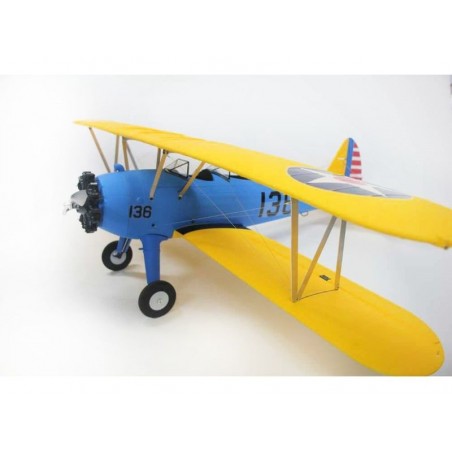 Modelo de Avión RC - Dynam PT-17 Avión PNP Azul aprox. 1.30m - FLASH RC
