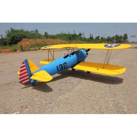 RC-Flugzeugmodelle - Flugzeug Dynam PT-17 Blau PNP ca. 1.30m - FLASH RC
