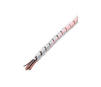 Passes cables - Gaine spirale transparente 10x8,2mm - 1m - FLASH RC 2