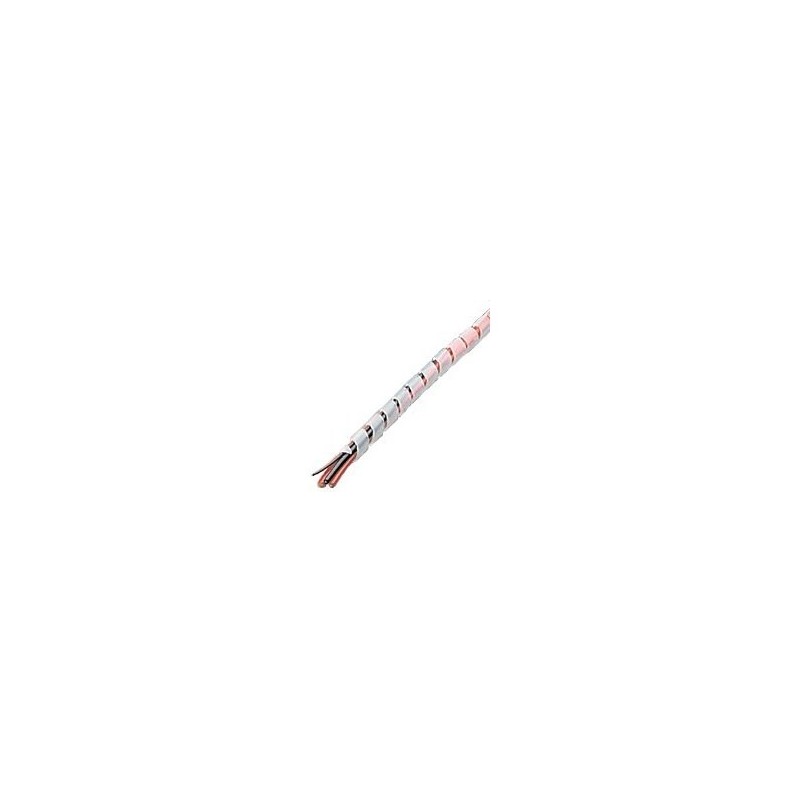 Gestión de cables - Funda espiral transparente 10x8,2mm - 1m - FLASH RC