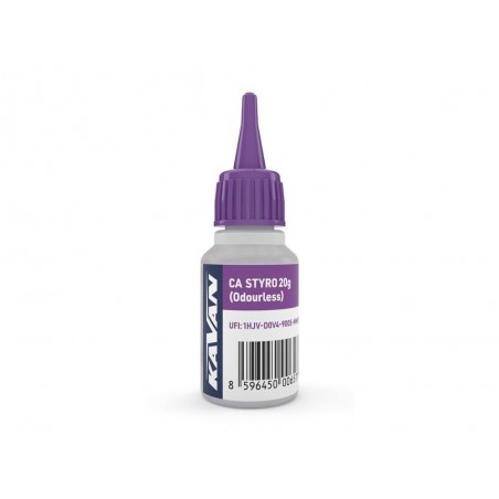 Cyano Depron/Styro/Polystyrol - Cyano Styro Kleber geruchlos 20g KAVAN - FLASH RC