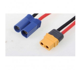 Für Antriebsbatterien - Ladekabel XT60 weiblich EC5 männlich - Amass - FLASH RC
