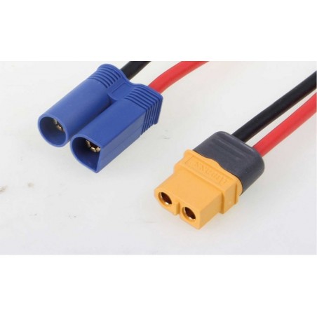 Per batterie di propulsione - Cavo di carica XT60 femmina EC5 maschio - Amass - FLASH RC