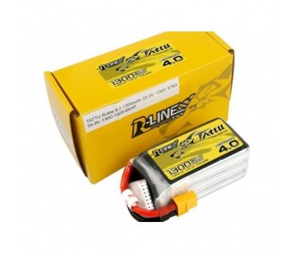 Batterien für den Antrieb von RC-Flugzeugen - Batterie Tattu R-line V4.0 lipo 6S 22.2V 1300mAh 130C Stecker XT60 - FLASH RC 2