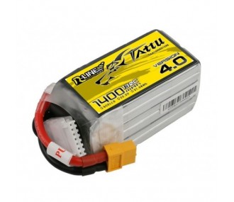 Batterien für den Antrieb von RC-Flugzeugen - Batterie Tattu R-line V4.0 lipo 6S 22.2V 1400mAh 130C Stecker XT60 - FLASH RC 2