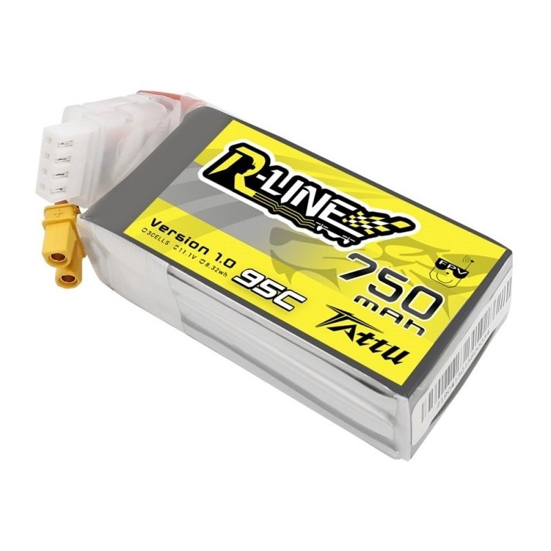 Antriebsbatterien RC-Flugzeuge - Batterie Tattu lipo 3S 11.1V 750mAh 95C Steckdose XT30 rline - FLASH RC