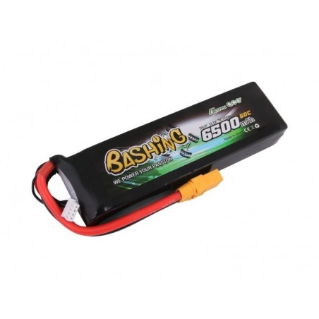 Batterien für RC-Autos und Boote - Batterie Gens Ace Bashing-Series, Lipo 3S 11.1V 6500mAh 60C Prise XT90 - FLASH RC