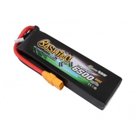 Batterien für RC-Autos und Boote - Batterie Gens Ace Bashing-Series, Lipo 3S 11.1V 6500mAh 60C Prise XT90 - FLASH RC