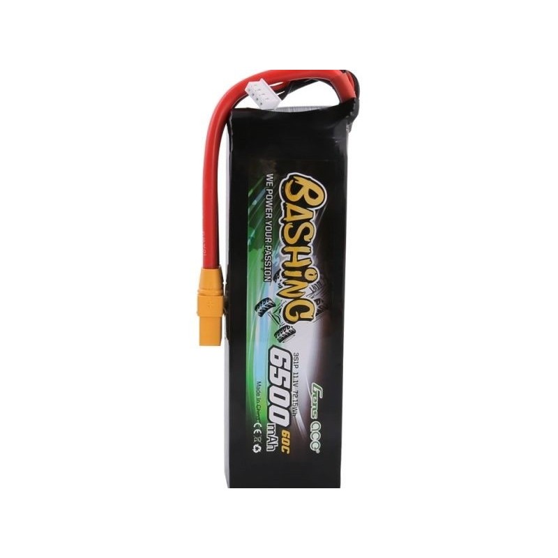 Batterien für RC-Autos und Boote - Batterie Gens Ace Bashing-Series, Lipo 3S 11.1V 6500mAh 60C Prise XT90 - FLASH RC
