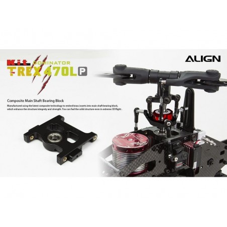 Helicópteros RC - KIT Align T-REX 470LP(Plastic) Dominator (RH47E03X) - FLASH RC