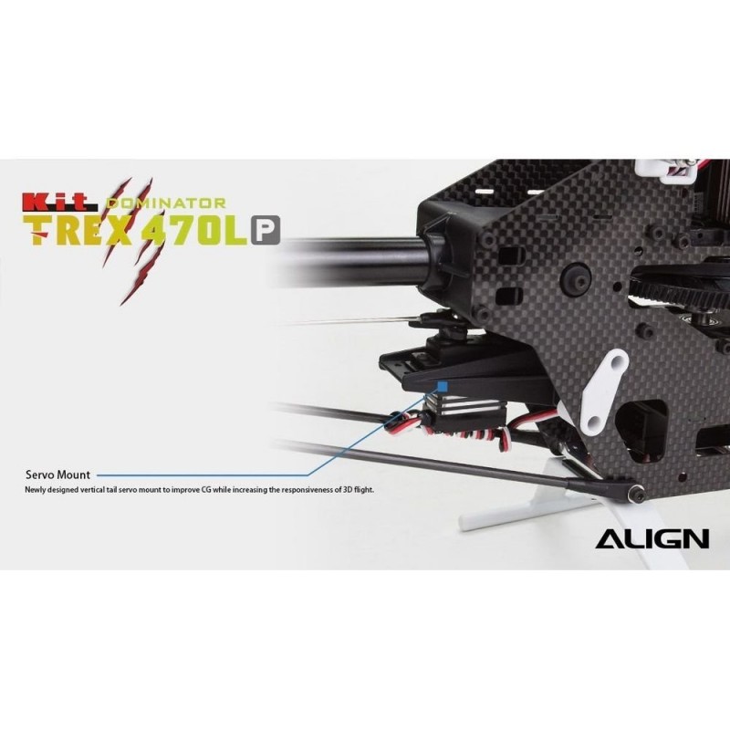 Elicotteri RC - Align T-REX 470LP(plastica) Dominator KIT (RH47E03X) - FLASH RC