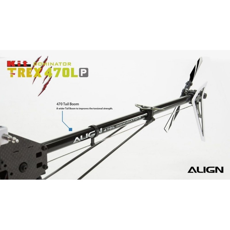 Helicópteros RC - KIT Align T-REX 470LP(Plastic) Dominator (RH47E03X) - FLASH RC