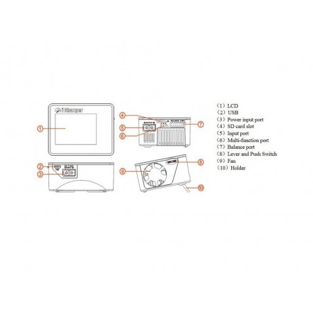 Caricabatterie - Caricatore X12 -1100W - 11-53V Icharger - FLASH RC