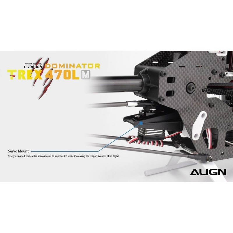 Hélicoptères RC - Align T-REX 470LM(Métal) Dominator KIT (RH47E06X) - FLASH RC