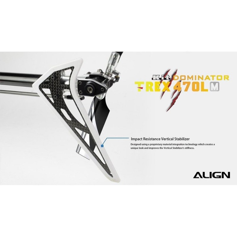 Hélicoptères RC - Align T-REX 470LM(Métal) Dominator KIT (RH47E06X) - FLASH RC