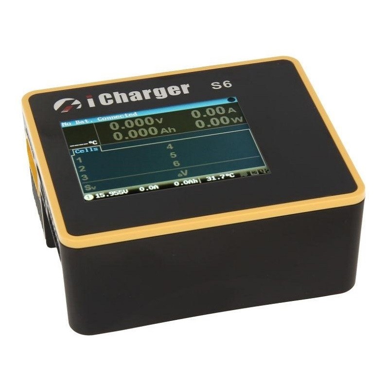 Caricabatterie - Caricatore S6 - 1100W - Caricatore 9-32V - FLASH RC