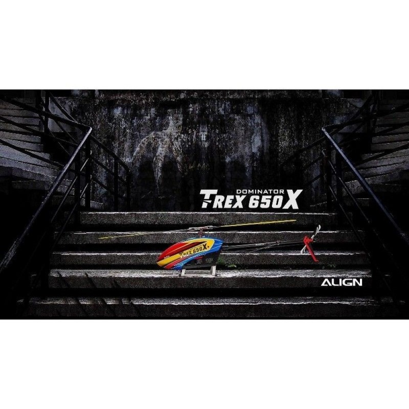 Hélicoptères RC - Align T-REX 650X Dominator Super Combo (12S) - FLASH RC